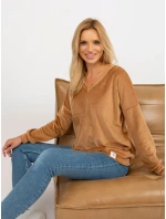 Mikina RV BL 8441.07P ťava