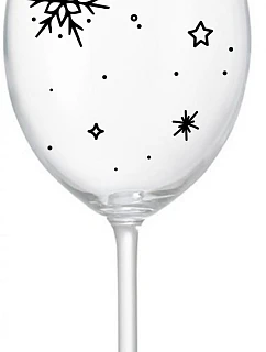 ZIMĚNKA - číry pohár na víno 350 ml