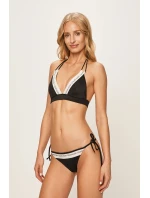 Spodný diel plaviek KW0KW00650-BEH čiernobiela - Calvin Klein Spodný diel plaviek KW0KW00650-BEH čiernobiela - Calvin Klein
