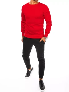FashionStreet pánska červeno-čierna tepláková súprava AX0633