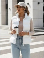 Dámska prešívaná vesta WILLOW white FashionStreet TY3798