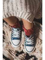 Dziecięce Klasyczne Niskie Trampki BIG STAR HH374195 Granatowe