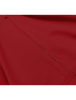 Dámska červená mikina na zips s kapucňou (W08-18)