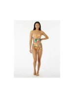 RIP CURL Brazílske jednodielne plavky zeleno-žlté