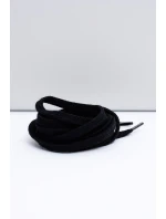 Corbby Cotton Black Flat Lace-up