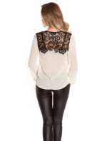 Sexy KouCla blouse with embroidery