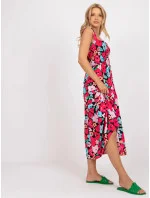 Dámske šaty RO SK 8007 1.03P čierna a ružová - FPrice Dámske šaty RO SK 8007 1.03P čierna a ružová - FPrice