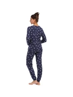 Dámske pyžamo 21232-438-2 tm. modré so vzorom - Rebelle Dámske pyžamo 21232-438-2 tm. modré so vzorom - Rebelle