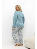 Pohodlné pyžamo pre plnoštíhly model 221190 Forever Pink