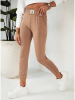 Dámske tepláky CYFL camel FashionStreet UY1806