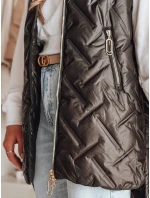 Dámska prechodná prešívaná vesta GRANDI black FashionStreet TY4883 Dámska prechodná prešívaná vesta GRANDI black FashionStreet TY4883