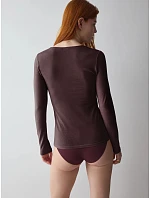 Dámsky top Beauty Layers LSL Top 04 hnedý – TRIUMPH Dámsky top Beauty Layers LSL Top 04 hnedý – TRIUMPH