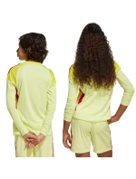 Detské brankárske tričko adidas Tiro 25 Competition Long Sleeve Jersey žlto-červené KJN2020