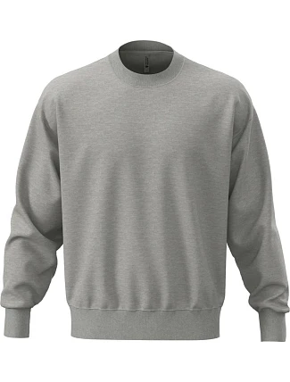 Next Level Apparel N 9007 Ťažká unisex mikina oversize 08.9007 heather grey Next Level Apparel N 9007 Ťažká unisex mikina oversize 08.9007 heather grey