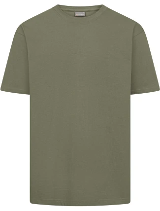 Promodoro 3100 Unisex tričko z hrubej bavlny 40.3100 v odtieni dusty khaki