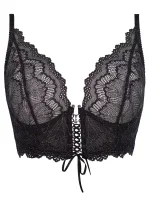 Mäkký polokorzet Praline V-7761 čierna - Axami