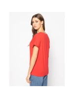 Dámske tričko 164340 0P291 00074 červená - Emporio Armani Dámske tričko 164340 0P291 00074 červená - Emporio Armani