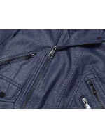 Modrá dámska bunda ramoneska (BN-20025-86)