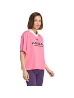 Adidas Tiro Q4 dámske tričko ružové JN2747 Adidas Tiro Q4 dámske tričko ružové JN2747