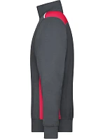 Daiber JN 868 Pracovná mikina so zipsom na 1/4 dĺžky – Farba 02.0868 carbon/red Daiber JN 868 Pracovná mikina so zipsom na 1/4 dĺžky – Farba 02.0868 carbon/red