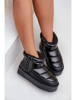 Niskie Śniegowce Na Grubej Podeszwie D.Franklin DFSH371011 Czarne