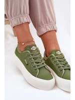 Lee Cooper Dámske tenisky na platforme LCW-25-31-3449L Green Lee Cooper Dámske tenisky na platforme LCW-25-31-3449L Green