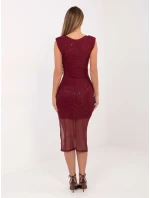 Šaty IT SK 21931.13 burgundy