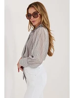 Košeľa s dlhým rukávom model 226442 Taliansko Moda Košeľa s dlhým rukávom model 226442 Taliansko Moda