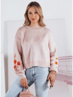 Dámsky sveter LYRA pink FashionStreet MY2215 Dámsky sveter LYRA pink FashionStreet MY2215