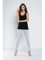 Dámske legíny Leggins long graphite - ITALIAN FASHION