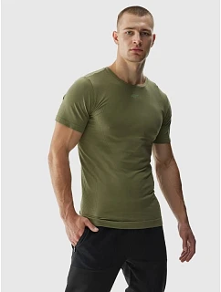 Pánske bezšvové tréningové tričko 4F 4FWAW24TFTSM0975-44S pánske