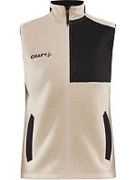 Craft Corporate ADV Pile Fleece Vest W Dámska fleecová vesta Sherpa 81.3811 ecru/čierna