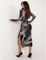 Šaty LK SK 509792 2.09 čiernobiele