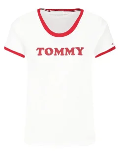 Dámske tričko s krátkym rukávom UW0UW01905-100 - Tommy Hilfiger