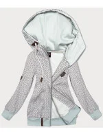 Biela mikina s kapucňou a malými srdiečkami (2316) Biela mikina s kapucňou a malými srdiečkami (2316)