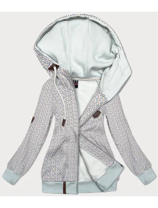 Biela mikina s kapucňou a malými srdiečkami (2316) Biela mikina s kapucňou a malými srdiečkami (2316)