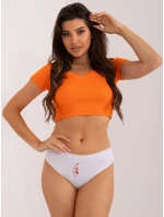 BR MT 11444 3 biele a červené spodky