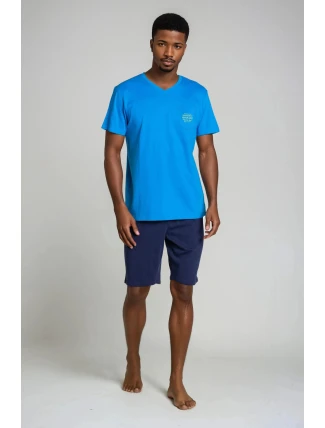 Pyžamo Dodge 38882-55X Modrá a tmavo modrá - Henderson