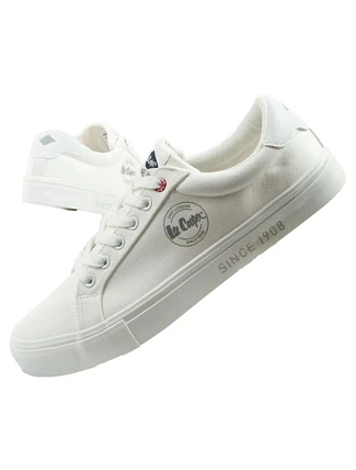 Lee Cooper Pánske športové topánky Tréneri Módne biele pohodlné Lee Cooper Pánske športové topánky Tréneri Módne biele pohodlné