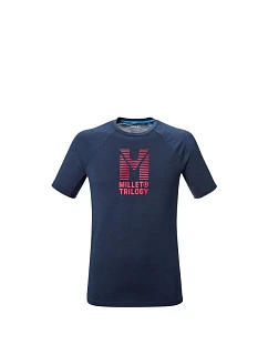 Pánske tričko MILLET Trilogy Icon Ts Ss M, tmavomodré