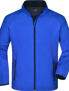 Daiber JN 1130 Pánska dvojvrstvová promo softshellová bunda 02.1130 nautic blue/navy