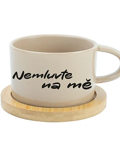 NEMLUVTE NA MĚ – krémový hrnček makronka 200 ml