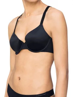 Podprsenka s kosticou QF4082E-001 čierna - Calvin Klein