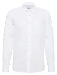 Košeľa Mustang Clemens ľan bavlna M 1014356-2045