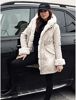 Dámska zimná bunda ARCTIC beige FashionStreet TY4767
