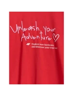 Dievčenské tričko s potlačou 4F 4FJRAW25TTSHF3188-62S