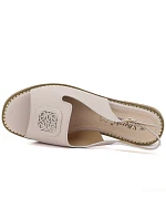 Dámske kožené ploché sandále S.Barski 61-6018