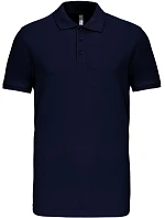 Kariban K 239 Pánske elastické polo tričko z piké 20.K239 tmavomodré