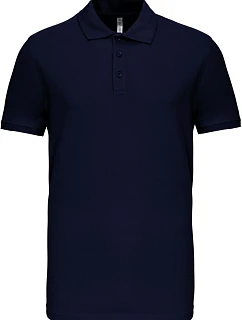 Kariban K 239 Pánske elastické polo tričko z piké 20.K239 tmavomodré