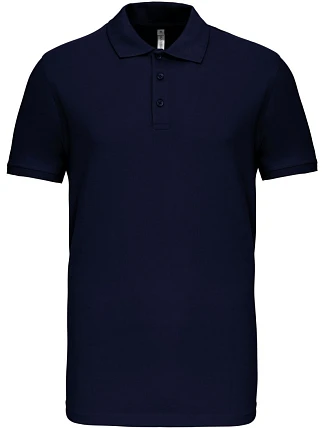 Kariban K 239 Pánske elastické polo tričko z piké 20.K239 tmavomodré